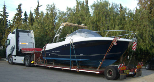 Transport routier de bateaux